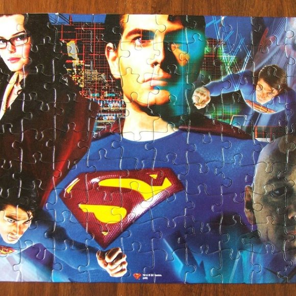 SUPERMAN Returns 100 Large Piece Jigsaw COMPLETE (P11) - Picture 2 of 2